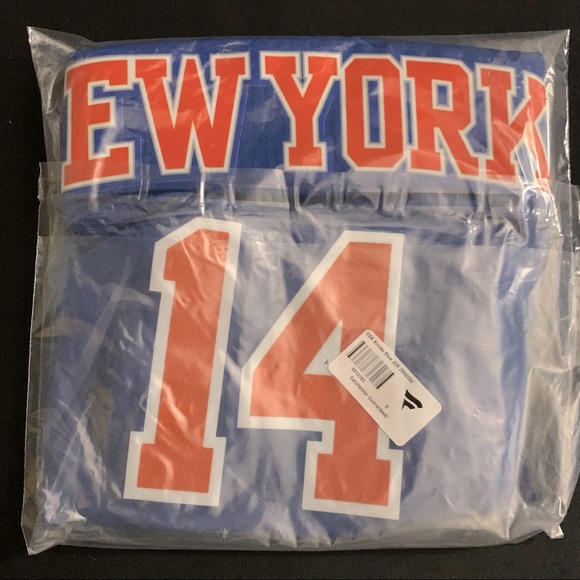 SOLD Rare NWT Adidas Willy Hernangomez New York Knicks #14 Blue Icon Jersey S - Picture 2 of 2